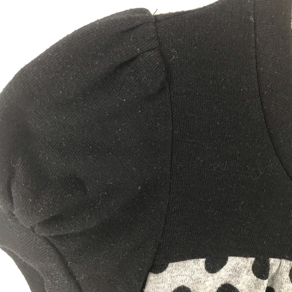 Polka Dot Tunic Shirt Black & Gray - Picture 6 of 6